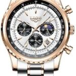 Montre chronographe pour homme, nouveau modèle lg89891, montre à quartz étanche en acier