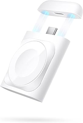 Chargeur portable esr apple watch, certifié apple watch, petit et portable, couvercle magnétique