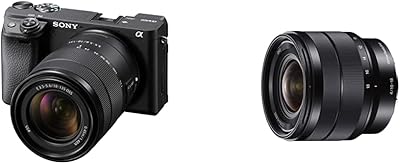 Appareil photo sans miroir sony alpha a6400 avec objectif zoom grand angle fe