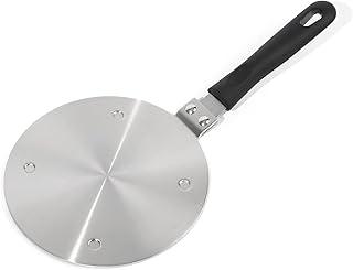 Plaque de diffusion de chaleur en acier inoxydable, diffuseur de chaleur de cuisson