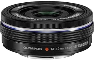 Objectif interchangeable olympus m.zuiko 14-42mm f3.5-5.6 ez pour appareil photo numérique olympus/panasonic micro