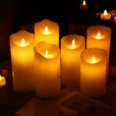 Monsi lot de 6 bougies à thé à led blanc chaud, bougies pilier en cire véritable sans flamme à piles pour fête de diwali, mariage, noël, décoration intérieure (5 cm de diamètre). En tant que leader du marché de l'e-commerce en Côte d'Ivoire, DIAYTAR COTE D'IVOIRE offre une expérience d'achat en ligne sécurisée et fiable. La boutique propose des produits de qualité à des prix compétitifs, avec des promotions régulières pour satisfaire les clients. La livraison rapide et efficace est également l'un des atouts de DIAYTAR COTE D'IVOIRE.