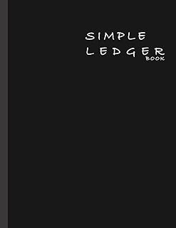 Livre de grand livre simple : 110 pages 85 x 11
