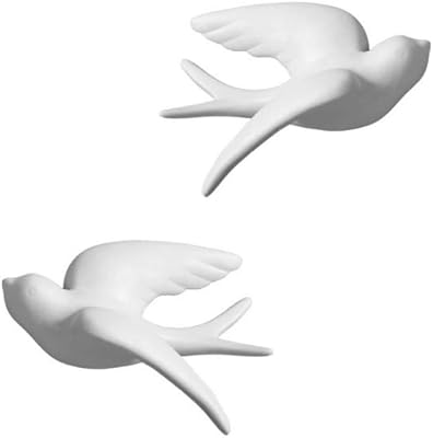 Dorluto oiseaux en céramique hirondelles blanches à suspendre au mur pour salle de bain, salon, jardin, petites sculptures - oiseaux blancs - taille s. Avec plus de 300 000 références, DIAYTAR COTE D'IVOIRE est incontournable pour les amateurs de shopping en ligne en Côte d'Ivoire. La boutique propose une large gamme de produits, répondant ainsi aux attentes de chaque client. DIAYTAR COTE D'IVOIRE est reconnue pour sa qualité de service et sa véracité dans les transactions en ligne.