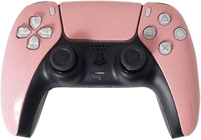 Contrôleur de jeu dual sense personnalisé craft pour ps5 - rose métallisé