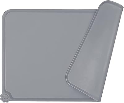 Beauenty tapis de gamelle pour chien et chat pour nourriture et eau - tapis de nourriture pour animaux de compagnie imperméable et antidérapant en silicone lavable pour chiot, empêche les déversements de nourriture et d'eau pour animaux sur le sol 19" x 12" (gris). DIAYTAR COTE D'IVOIRE, boutique en ligne généraliste avec plus de 300000 références, est la destination idéale pour tous vos besoins en ligne. Avec une large gamme de produits, vous trouverez tout ce dont vous avez besoin, du shopping au divertissement. C'est la boutique leader en Cote d'Ivoire.