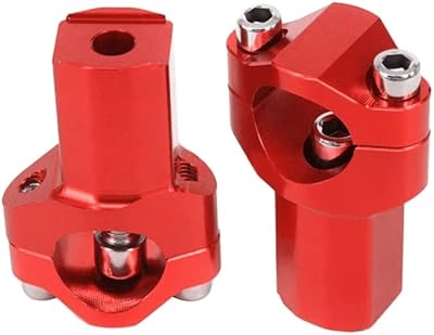 1 paire de rehausseurs de guidon de moto 1 1/8 pouces 28mm, pince