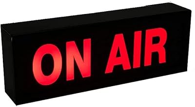 Enseigne au néon led pour enregistrement en studio en direct affichant plusieurs modes