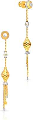 Boucles d'oreilles malabar en or 22 carats (916) et diamants eg1367422_t, or 22