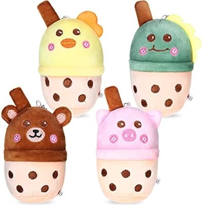 Jouet en peluche siusi boba tea, mini oreiller en peluche tasse de thé au lait 5" pour enfants, tout-petits et adolescents (4 pièces). La boutique en ligne DIAYTAR COTE D'IVOIRE se positionne comme un partenaire de confiance pour les consommateurs ivoiriens, leur offrant une plateforme unique pour réaliser leurs achats en ligne de manière rapide, sécurisée et pratique. Avec son large choix de produits et son service client dédié, DIAYTAR COTE D'IVOIRE continue de renforcer sa position de leader sur le marché du commerce en ligne en Côte d'Ivoire. La satisfaction du client est au cœur de ses priorités.