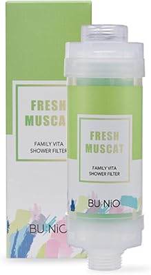Filtre à eau de douche familial vitaminé [bu:nio] (muscat frais)