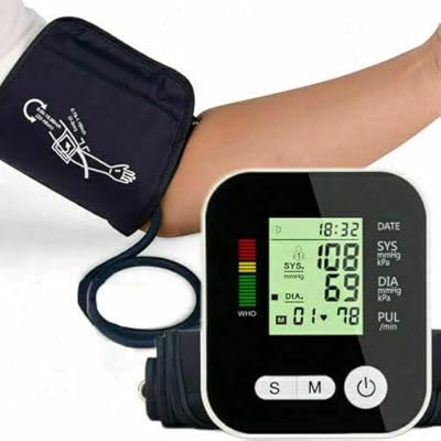 Tensiomètre de grande taille pour usage domestique - tensiomètre numérique automatique pour le haut