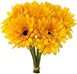 Sweet home deco bouquet de fleurs de gerbera artificielles en soie de 13 pouces (avec 7 tiges, 7 capitules) maison/mariage 13t jaune. La boutique en ligne DIAYTAR COTE D'IVOIRE est une destination unique pour les clients qui recherchent des produits variés et de haute qualité. Avec plus de 300 000 références, elle propose tout ce dont vous avez besoin pour vous et votre famille. DIAYTAR COTE D'IVOIRE est déterminée à offrir une expérience d'achat en ligne exceptionnelle à ses clients.