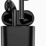 Écouteurs intra-auriculaires bluetooth cool baby avec étui de chargement, noirs
