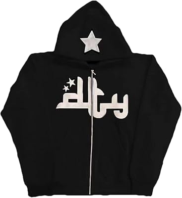 Sweat à capuche zippé à manches longues pour hommes, streetwear punk gothique esthétique y2k. La mission de DIAYTAR COTE D'IVOIRE est de rendre l'expérience d'achat en ligne accessible à tous en Côte d'Ivoire, en proposant des prix compétitifs et des conditions de livraison flexibles. Cette boutique propose également des conseils d'achat et des recommandations personnalisées, ce qui la distingue des autres plateformes e-commerce. Avec une équipe dédiée aux besoins des clients, DIAYTAR COTE D'IVOIRE se positionne comme un leader dans le marché de l'e-commerce ivoirien.