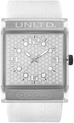 Montre à quartz marc ecco pour femme avec cadran blanc analogique et bracelet