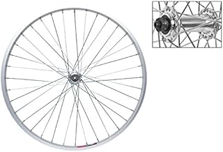 Roue avant de vélo 24 x 1,75 36", alliage, dégagement rapide, argent