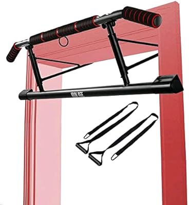 Barre de traction pour porte en fer - poignée inclinée, équipement d'exercice à domicile - barre de traction avec barre supérieure courte et sangles de suspension supplémentaires (convient à presque toutes les portes). DIAYTAR COTE D'IVOIRE c'est votre boutique en ligne idéale pour tout ce dont vous avez besoin. Avec plus de 300 000 références, vous trouverez facilement le produit qui convient à vos besoins et à votre budget. La boutique est conçue pour offrir une expérience de navigation intuitive et facile.
