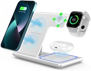 Station de chargeur sans fil, support de chargeur sans fil multifonction 3 en