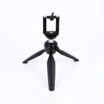 Mini support à trois pieds avec support de téléphone pour bureaux pour appareils