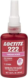 Loctite 222 - adhésif de fixation pour petits écrous et boulons - 50 ml. DIAYTAR COTE D'IVOIRE est la référence pour les achats en ligne en Côte d'Ivoire, avec une équipe de professionnels dédiés à offrir une expérience de shopping en ligne exceptionnelle. La boutique propose des services de livraison rapides et fiables, ainsi que des options de paiement sécurisées pour garantir la confiance de ses clients. Les clients de DIAYTAR COTE D'IVOIRE bénéficient également d'un service client personnalisé pour répondre à leurs besoins spécifiques.