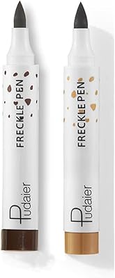 Stylo de maquillage pour taches de rousseur bicolore imperméable longue durée doux au