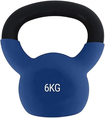 Ewanto kettlebell exerciseur avec poignée intérieure antidérapante pour haltérophilie, yoga, aérobic, entraînement