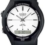 Montre casio aw-90h-7ev pour garçons - analogique-numérique, décontractée