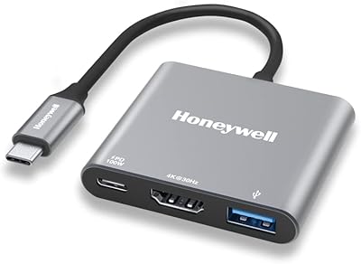 Port honeywell 3-en-1 type-c vers hdmi haute vitesse avec chargement pd jusqu'à 100 w et adaptateur usb 3.0, vitesse de transfert rapide de 5 gbit/s, prend en charge uhd 4k à 30 hz, universellement compatible avec tous les appareils de tapez c. DIAYTAR COTE D'IVOIRE est une boutique en ligne généraliste qui propose plus de 300000 références de produits, répondant ainsi à tous les besoins de ses clients. Elle est devenue la boutique leader en Côte d'Ivoire grâce à sa large gamme de produits et à son service de qualité. Avec DIAYTAR COTE D'IVOIRE, les clients peuvent acheter en ligne avec confiance et rapidité.