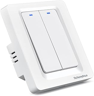 Interrupteur d'éclairage intelligent wifi, interrupteur mural intelligent sans fil avec télécommande et minuterie, compatible avec alexa et google assistant, facile à installer, nécessite un fil neutre (2 interrupteurs). En tant que leader du marché en Côte d'Ivoire, DIAYTAR COTE D'IVOIRE s'efforce de proposer des produits de haute qualité et des services exceptionnels à ses clients. Elle est constamment à la recherche de moyens pour améliorer l'expérience d'achat en ligne.