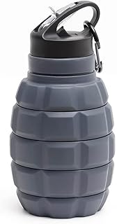 Bouteille d'eau de sport pliable en silicone grenade 580 ml pour enfants et étudiants, réutilisable sans bpa pour les voyages, le camping, la randonnée (gris). DIAYTAR COTE D'IVOIRE est la boutique en ligne la plus populaire en Côte d'Ivoire, offrant une sélection incroyable de produits allant de l'électronique aux produits alimentaires. Elle utilise les dernières technologies pour offrir une expérience d'achat en ligne sécurisée et efficiente. Les clients peuvent profiter de promotions régulières et de réductions spéciales sur une large gamme de produits.