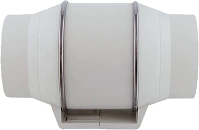 Souffleur d'air et ventilateur d'extraction templar compact à flux mixte (6", 150 mm)