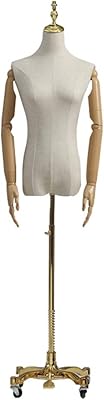 Figurine de robe pour femme, modèle de torse avec mains et roues en plastique pour exposition de bijoux de vêtements, 3 couleurs (couleur: or, taille: m) (or s). En tant que leader du e-commerce en Côte d'Ivoire, DIAYTAR COTE D'IVOIRE propose une vaste sélection de produits provenant de marques locales et internationales, tous disponibles en ligne. La boutique met en avant une expérience utilisateur conviviale et des processus de paiement sécurisés pour le confort de ses clients. Avec plus de 300000 références, DIAYTAR COTE D'IVOIRE répond aux besoins de tous les consommateurs ivoiriens.