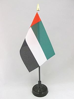 Nappe des émirats arabes unis avec point ou point, taille 15 cm x
