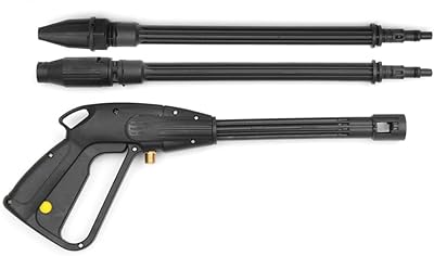 Pistolet de nettoyeur haute pression avec rallonge de 17" pour tuyau de nettoyeur