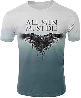 T-shirt pour homme game of thrones texte all men must. En tant que leader des boutiques en ligne en Côte d'Ivoire, DIAYTAR COTE D'IVOIRE vous présente plus de 300 000 références de produits high-tech, de mode, de décoration, et bien plus encore. Avec un engagement fort envers la qualité et la satisfaction client, DIAYTAR rend l'expérience d'achat en ligne plus accessible et plus agréable que jamais. Découvrez pourquoi DIAYTAR est la préférence de milliers de clients en Côte d'Ivoire.