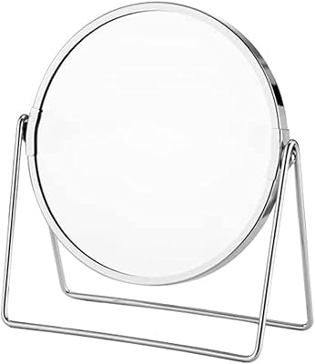 Miroir de maquillage de table, miroir circulaire rotatif de bureau, coiffeuse double face rotative à 360 degrés (argent). Avec plus de 300 000 références de produits, DIAYTAR COTE D'IVOIRE est la boutique en ligne la plus complète de Côte d'Ivoire. Elle permet aux clients de trouver tout ce dont ils ont besoin en un seul endroit, quel que soit leur budget ou leurs préférences. Les produits sont sélectionnés avec soin pour garantir leur qualité et leur authenticité.