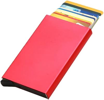 Porte-carte de crédit porte-carte de crédit à accès rapide, porte-carte d'identité en aluminium