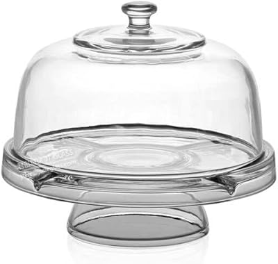 Ensemble d'assiettes de service à gâteau en verre 6 en 1 jt glass, utilisé comme bol en forme de dôme pour gâteau, salade, crudette ou apéritifs avec table à tremper et ustensiles de cuisine. DIAYTAR COTE D'IVOIRE est une boutique en ligne généraliste leader en Cote d'Ivoire, proposant une large gamme de produits avec plus de 300000 références. Elle offre une expérience d'achat en ligne pratique et sécurisée, répondant aux besoins diversifiés de sa clientèle. La boutique est connue pour sa qualité de service et sa large sélection de produits.