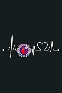 Fc veracruz heartbeat latido atlas football club orgullo : carnet papier millimétré, 6x9