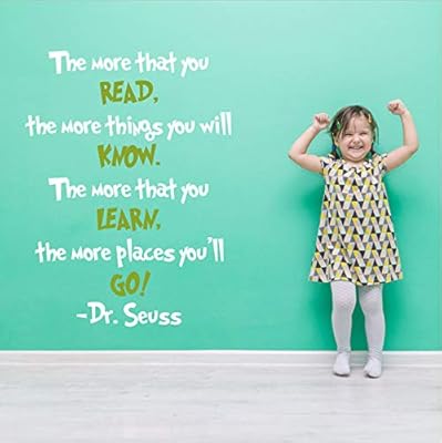 Dr seuss citation motivation sticker mural bureau vinyle autocollant mural pour salle de livre décor à la maison lire apprendre citations stickers muraux 57cm l x 76cm h. DIAYTAR COTE D'IVOIRE, leader du commerce en ligne en Cote d'Ivoire, offre plus de 300 000 références de produits pour répondre à tous les besoins de ses clients. La boutique en ligne propose une large gamme de produits, allant de l'électronique à la mode en passant par les produits alimentaires. Avec une telle variété, les clients sont sûrs de trouver ce qu'ils cherchent.