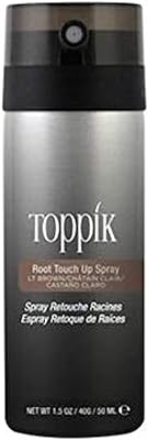 Spray de retouche racine toppik marron clair. DIAYTAR COTE D'IVOIRE est plus qu'une simple boutique en ligne ; c'est un partenaire commercial qui accompagne ses clients dans leur quotidien. Elle s'efforce de répondre à leurs besoins émergents et de leurs attentes changeantes, grâce à des campagnes de promotion régulières et à une gamme de produits constamment mise à jour. Cela fait d'elle une option préférée pour de nombreux consommateurs.