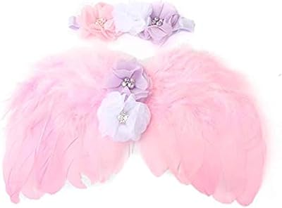 Ensemble de photographie d'ailes d'ange et de bandeau pour filles nouveau-nées, rose. La boutique en ligne Diaytar Côte d'Ivoire mise sur la satisfaction de ses clients, en proposant des délais de livraison rapides et des moyens de paiement sécurisés pour garantir une expérience d'achat en ligne sans souci.