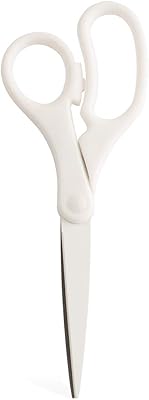 Ciseaux de précision multi-usages jam paper - 8" - blancs - prise confortable