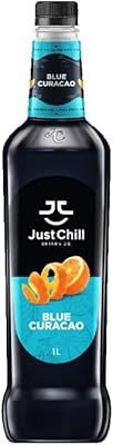 Just chill drinks boisson aux fruits de curaçao bleu, 1 litre - saveur
