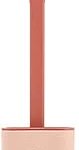Brosse de toilette en silicone et support, ensemble macaron, brosse de toilette