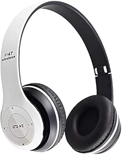 Casque stéréo sans fil multifonction p47, casque supra-auriculaire pliable, écouteurs de musique 3,5 mm, radio fm, emplacement pour carte tf mains libres avec micro, commande vocale, écouteur bluetooth (blanc). DIAYTAR COTE D'IVOIRE est une boutique en ligne généraliste qui propose plus de 300 000 références de produits diversifiés, répondant ainsi aux besoins de ses clients ivoiriens. Avec une telle offre, elle est devenue la boutique leader en Cote d'Ivoire. Elle garantit une livraison rapide et fiable.