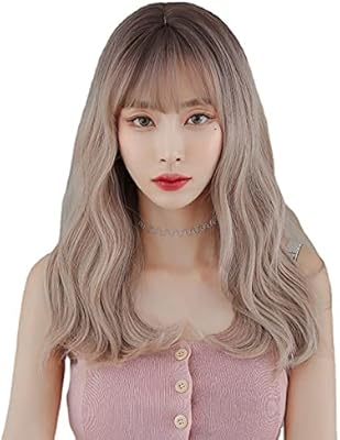 Aiko pro chic mode coréenne mi-longue bouclée ondulée perruque frange, perruques de cheveux synthétiques naturels résistants à la chaleur avec frange pour cosplay et usage quotidien (lin perlé). DIAYTAR COTE D'IVOIRE est une boutique en ligne généraliste qui propose plus de 300000 références de produits pour répondre à tous les besoins de ses clients. Avec sa large sélection de produits, elle est devenue la boutique leader en Côte d'Ivoire.