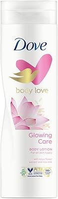 Lait pour le corps dove body love glow care, à base d'huiles 100%