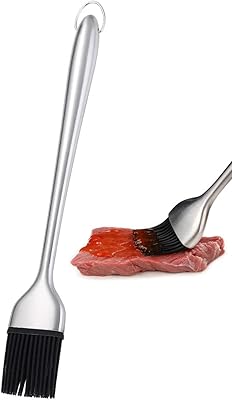 Ecv pinceau à badigeonner multi-usages à long manche en acier inoxydable avec poils en silicone pour barbecue, sauce, beurre et pinceau à pâtisserie pour la cuisine. DIAYTAR COTE D'IVOIRE est une boutique en ligne généraliste qui propose une large gamme de produits, allant des électroniques aux vêtements et aux accessoires. Avec plus de 300000 références de produits, les clients peuvent trouver facilement ce qu'ils cherchent sur le site. La boutique propose également des promotions et des offres spéciales pour ses clients.